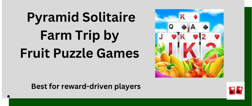 Pyramid Solitaire Farm Trip by Fruit Puzzle Games