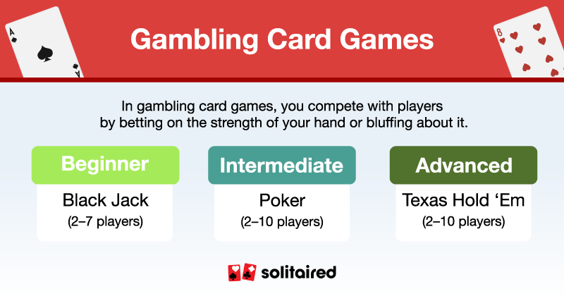 Gambling card games