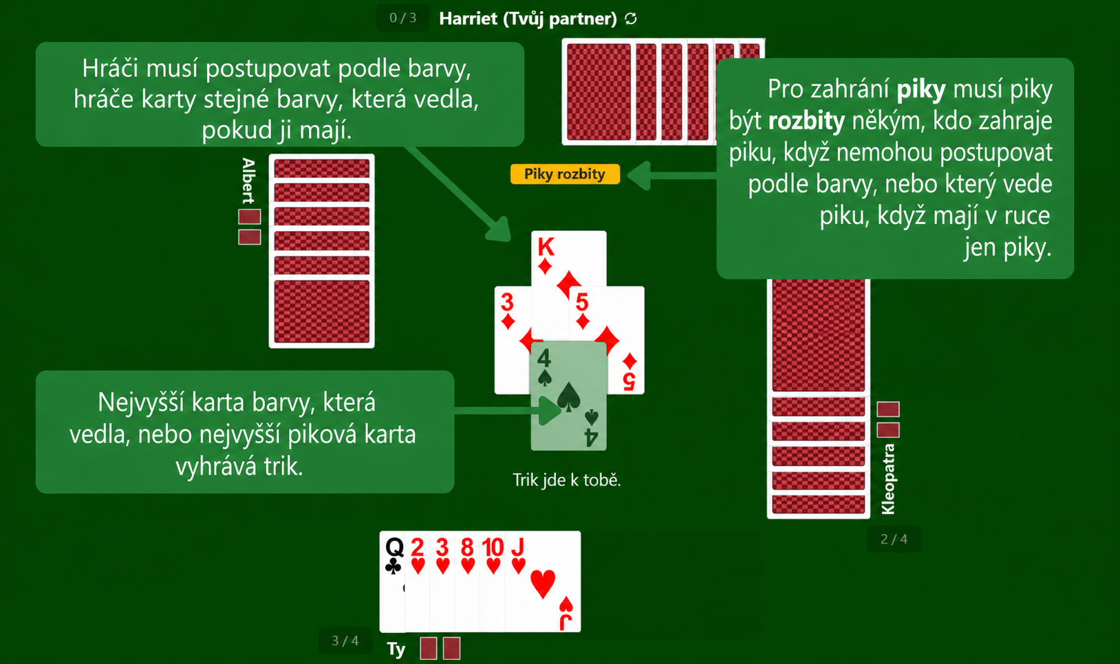 Spades card game rules