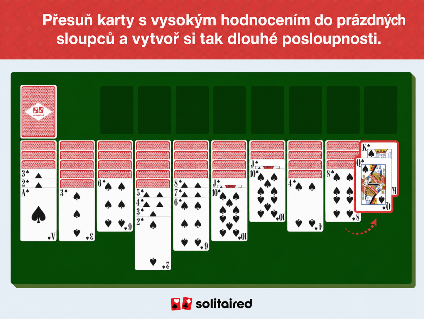 move high cards to new columns