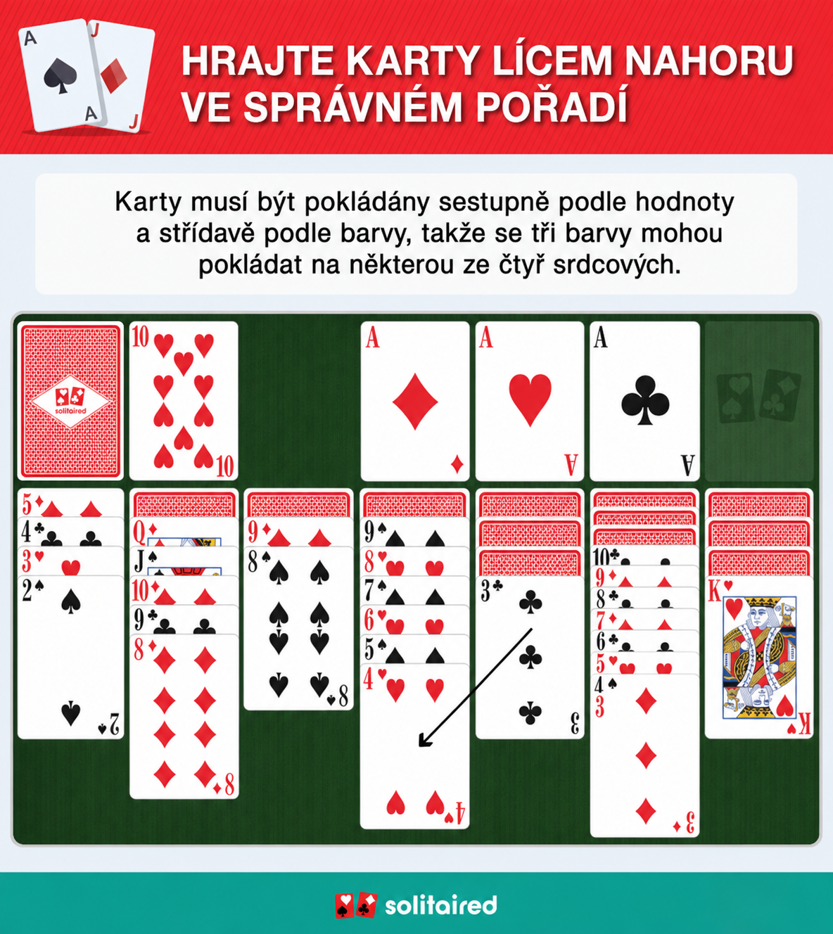 Play face-up cards
