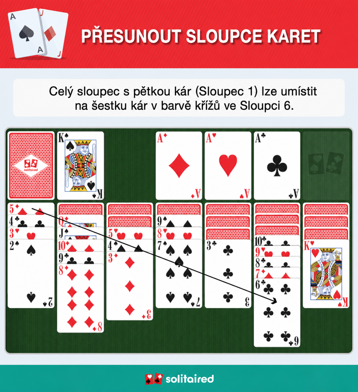 Move groups of cards