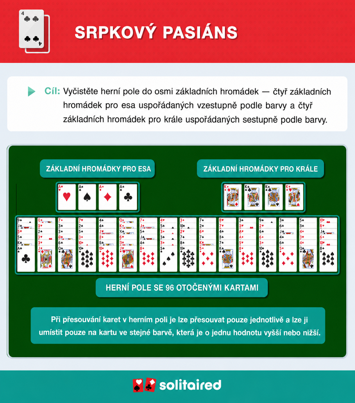 How to play Crescent Solitaire