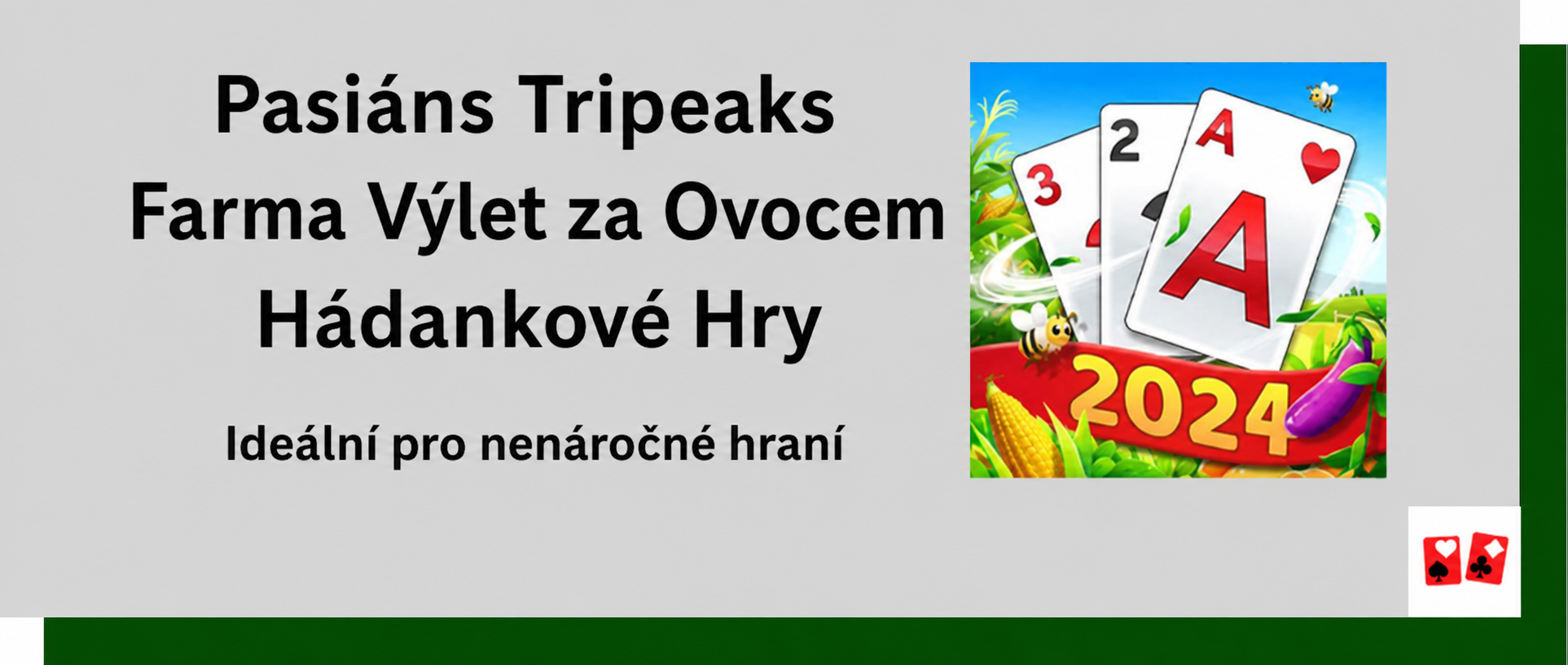 Solitaire Tripeaks Farm Trip by Fruit Puzzle Games