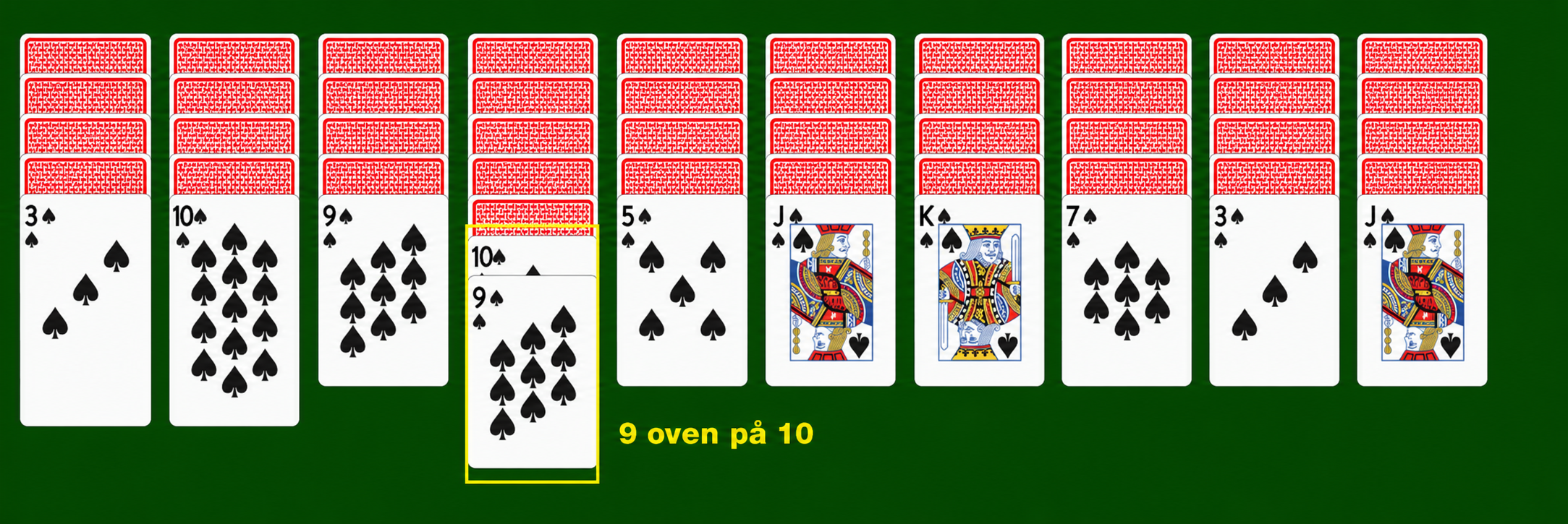 Nine on ten