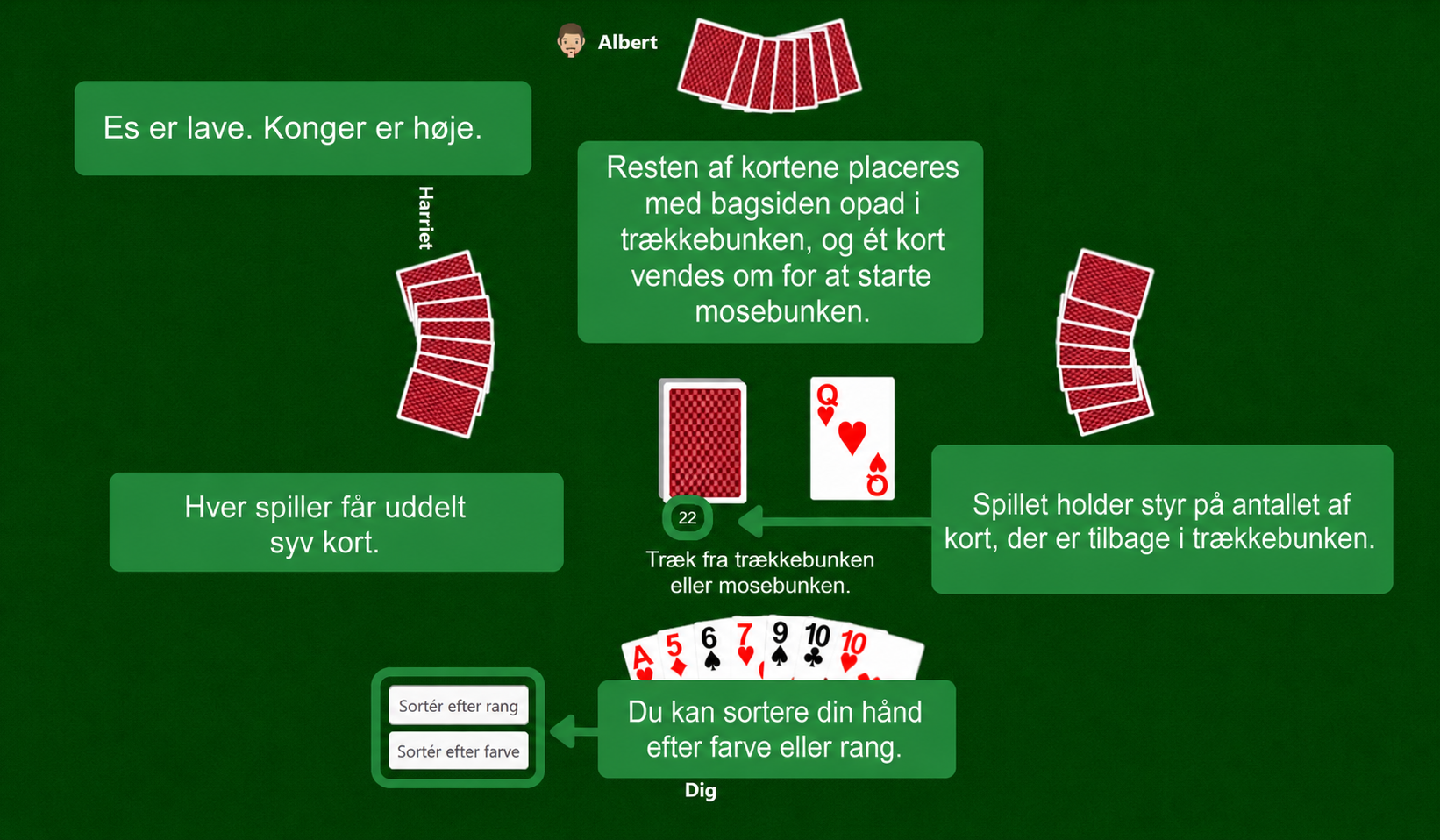 Rummy opsætning