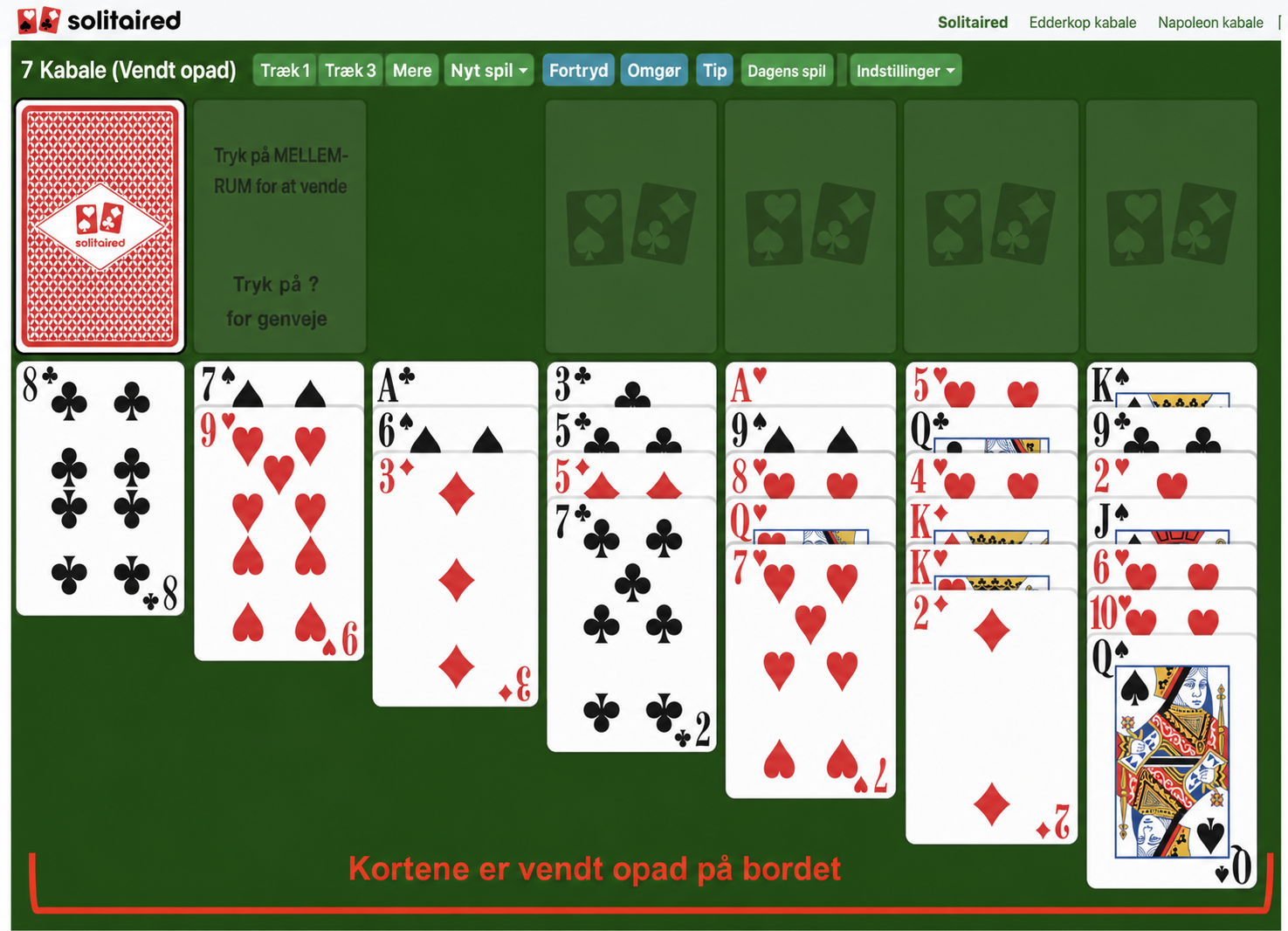 Triple Klondike Face up
