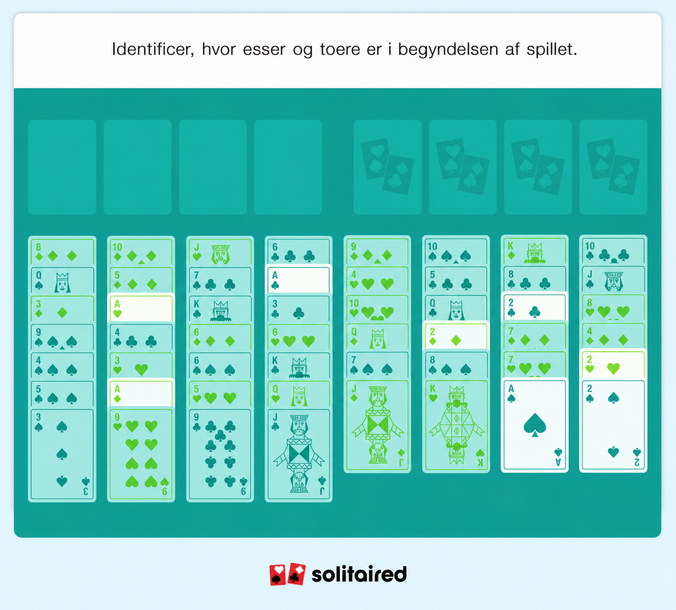 identify aces and twos