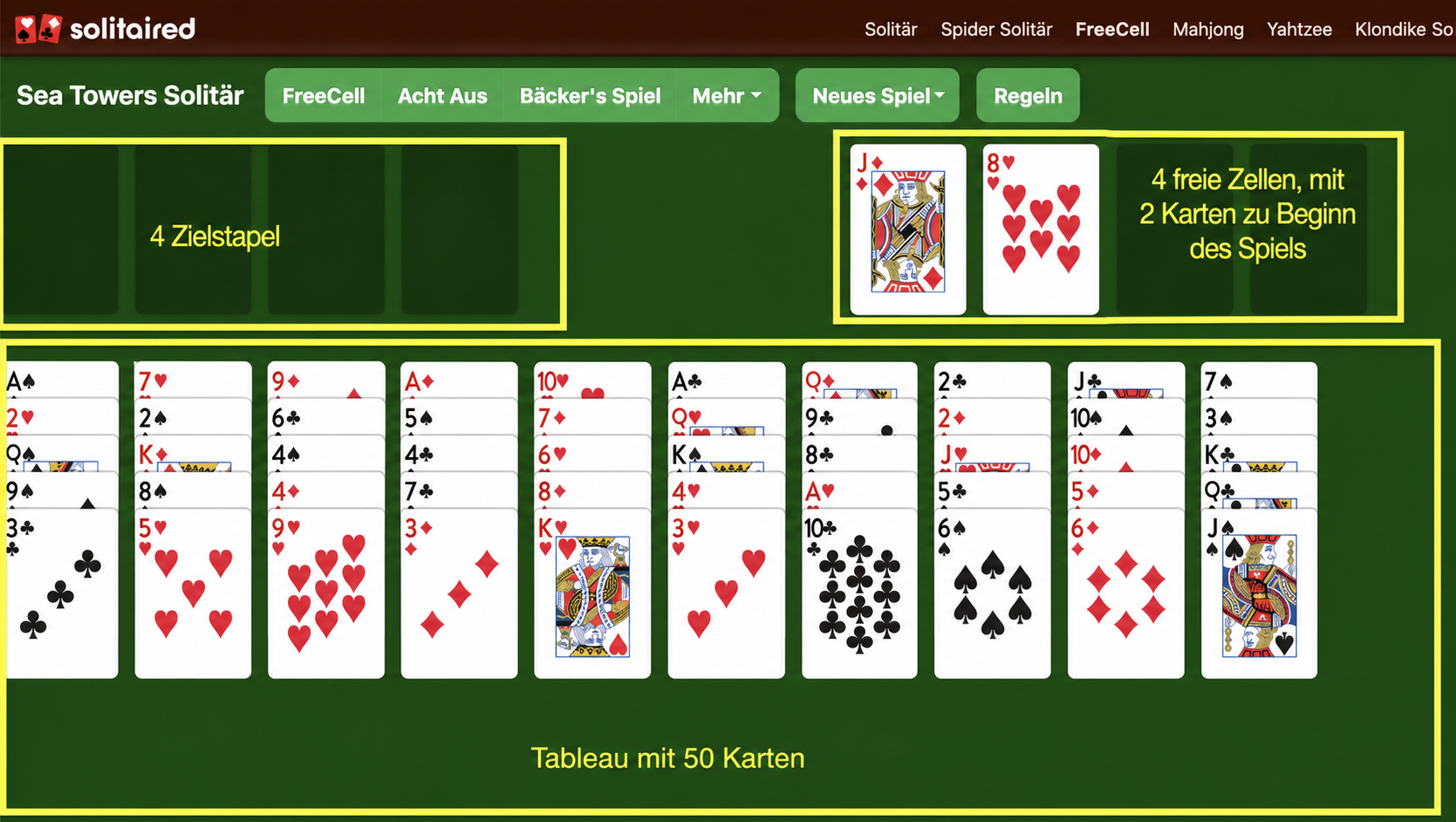 So richtest du ein Spiel Seahaven Tower ein