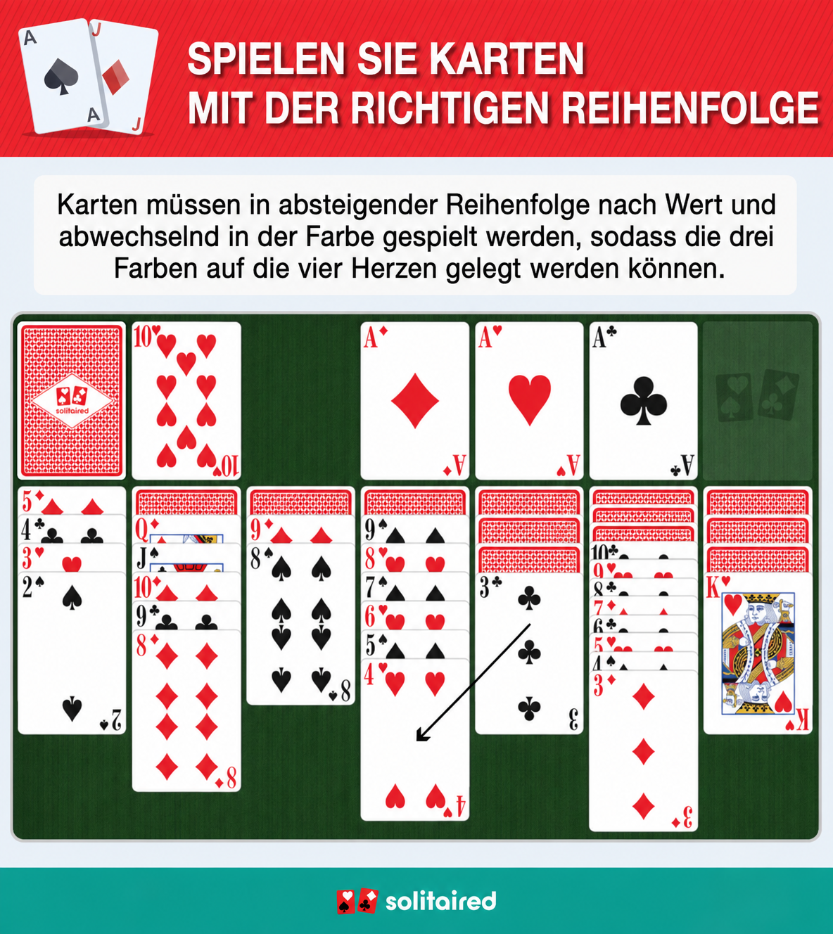Play face-up cards