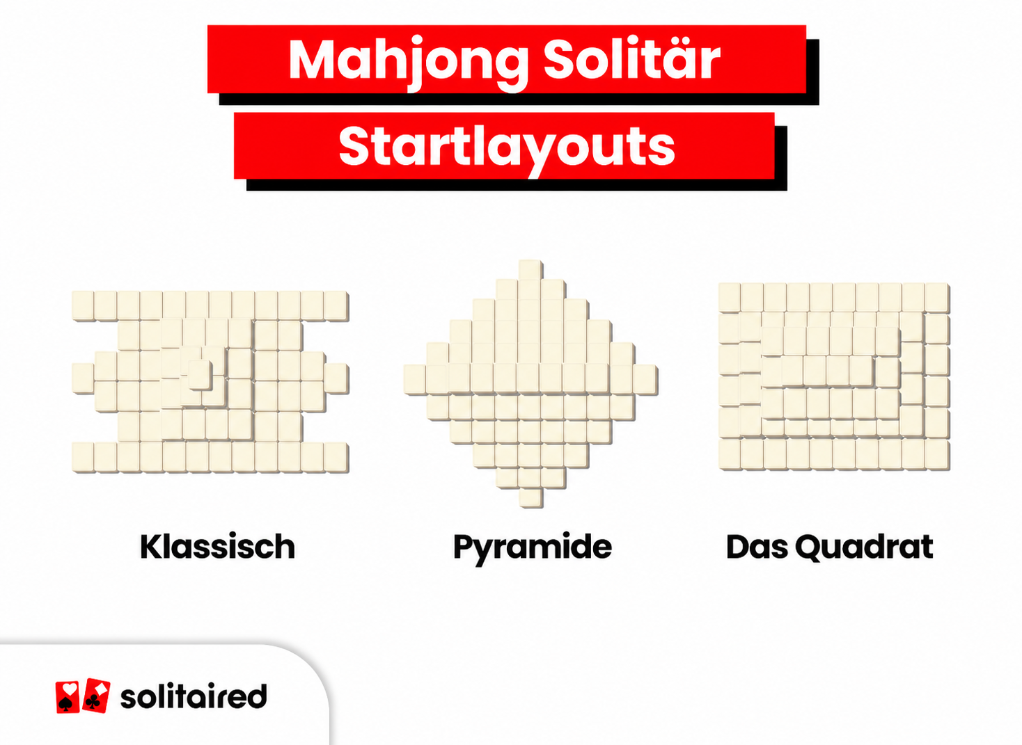 Mahjong starting layouts