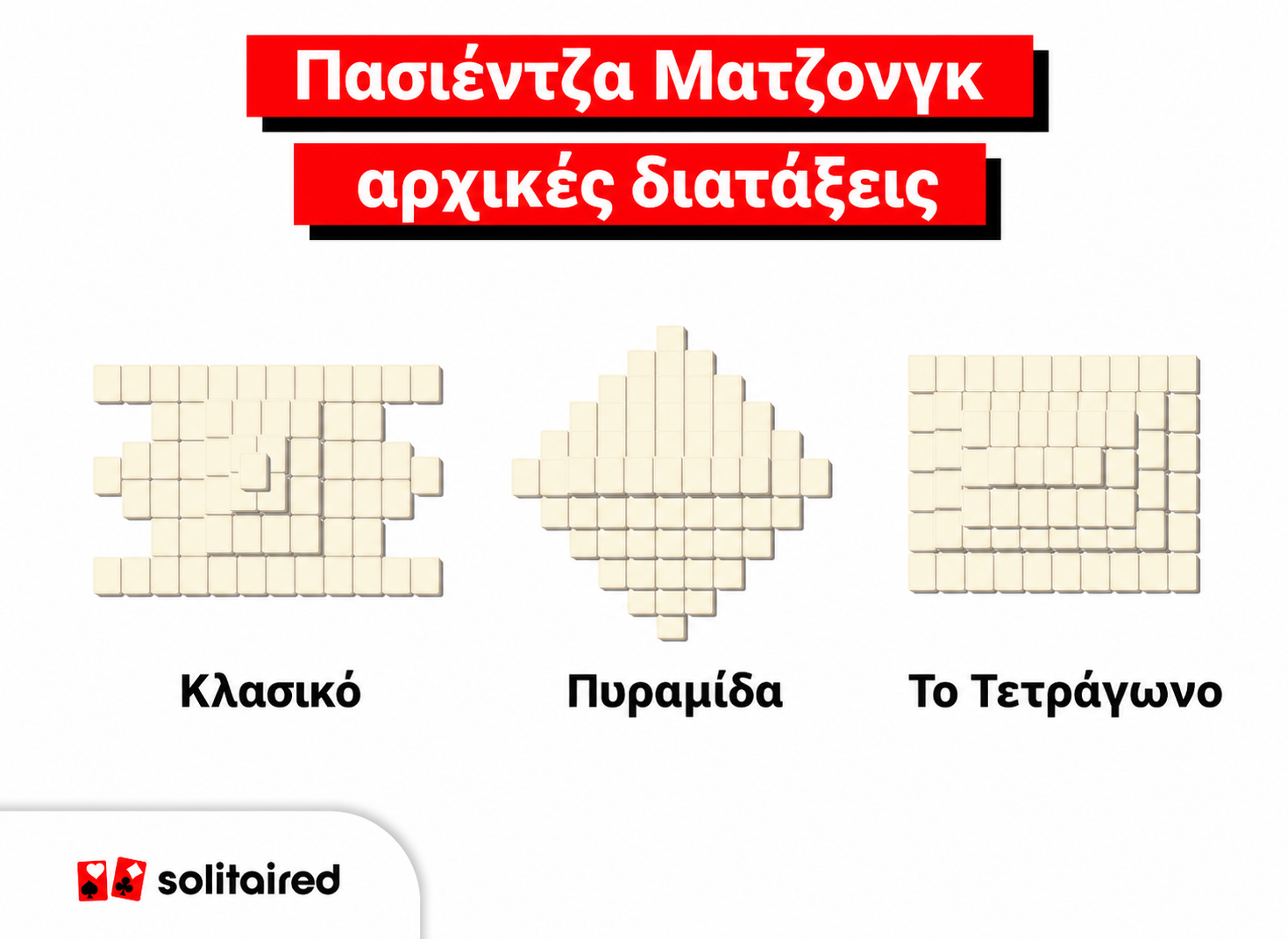 Mahjong starting layouts