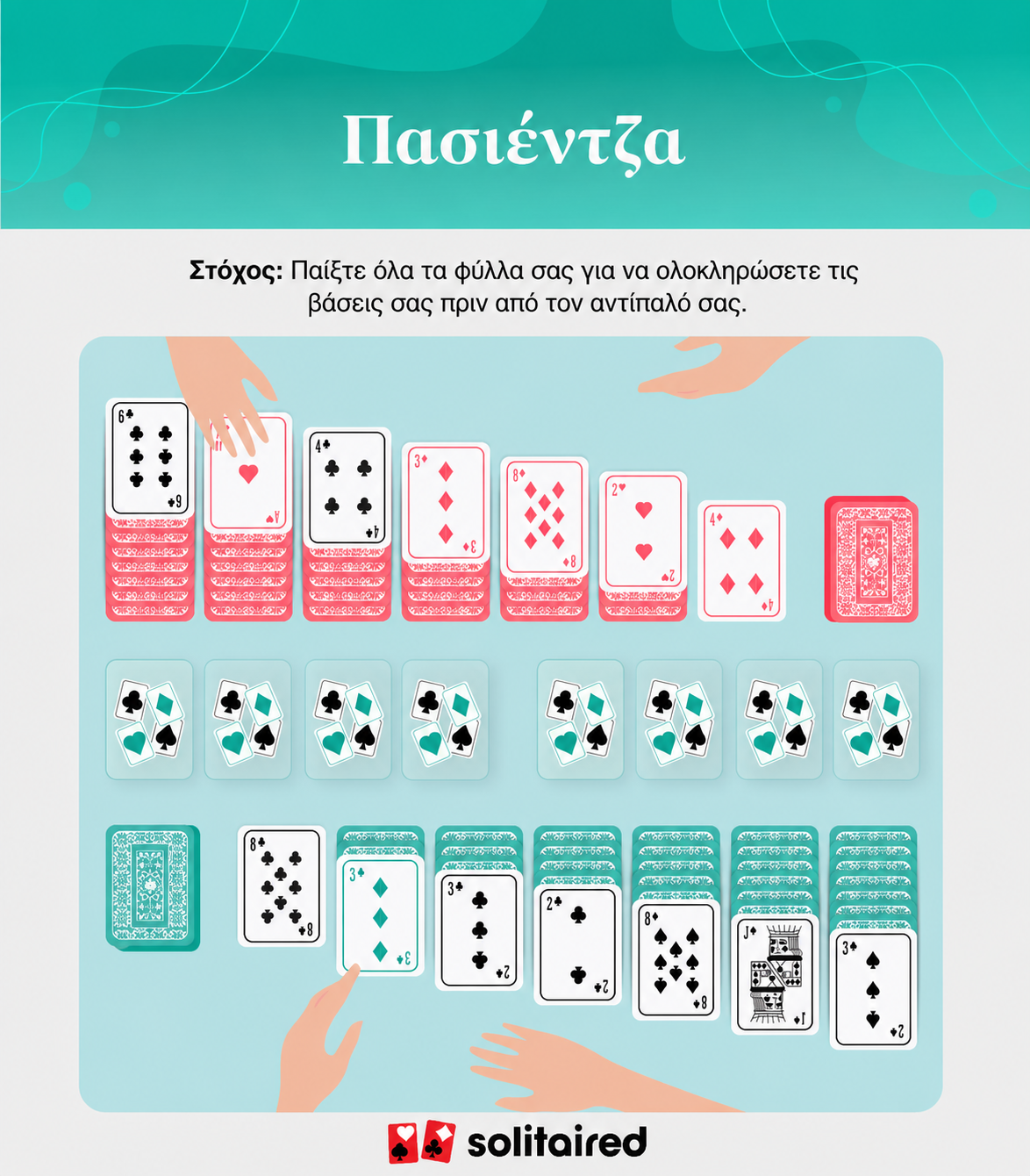 Double Solitaire objective