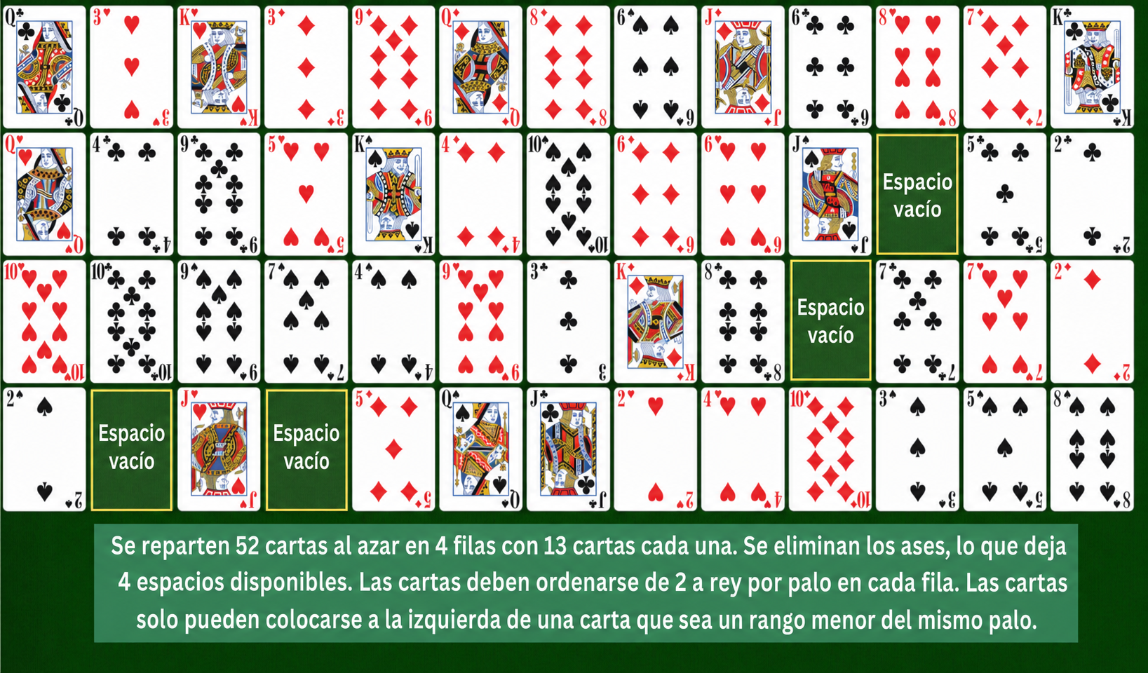 Preparación del Solitario Addiction