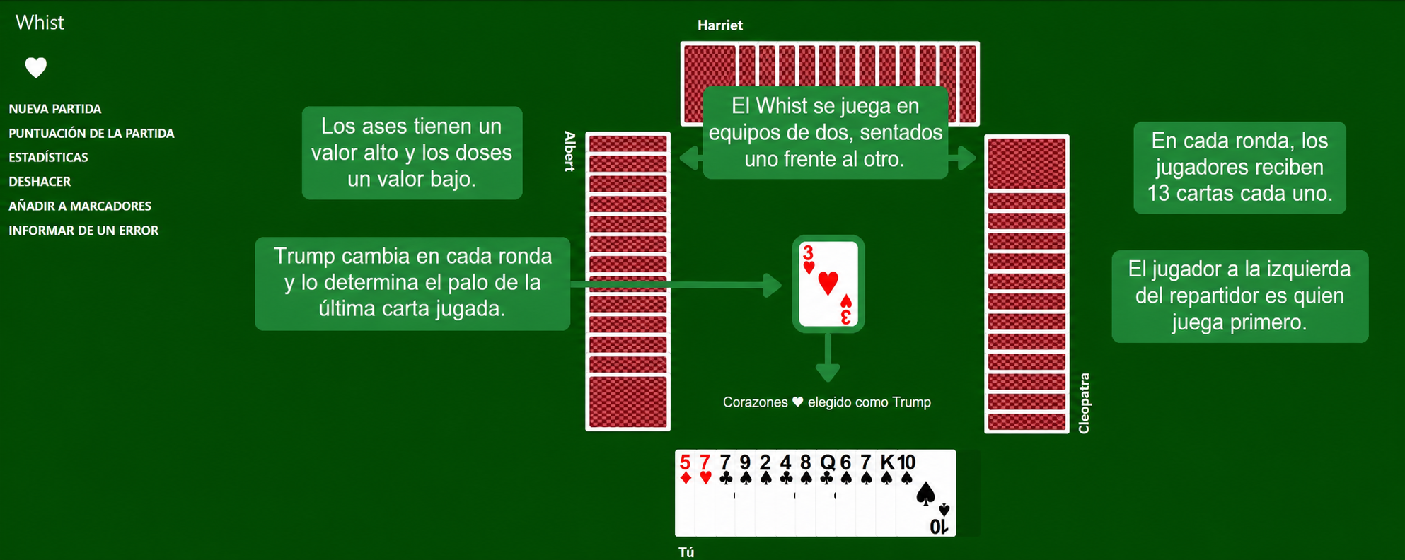 Preparación del Whist