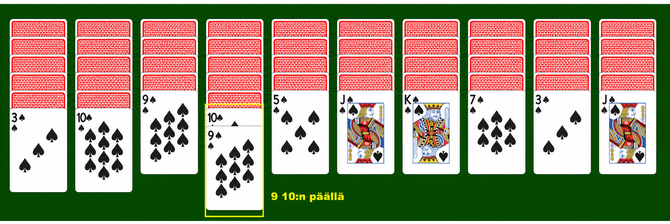 Nine on ten