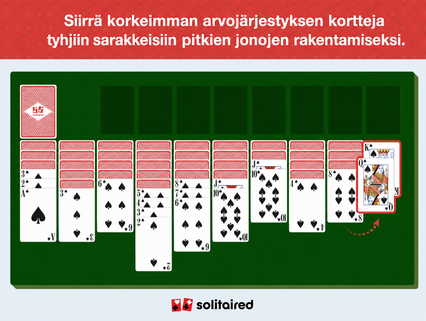 move high cards to new columns
