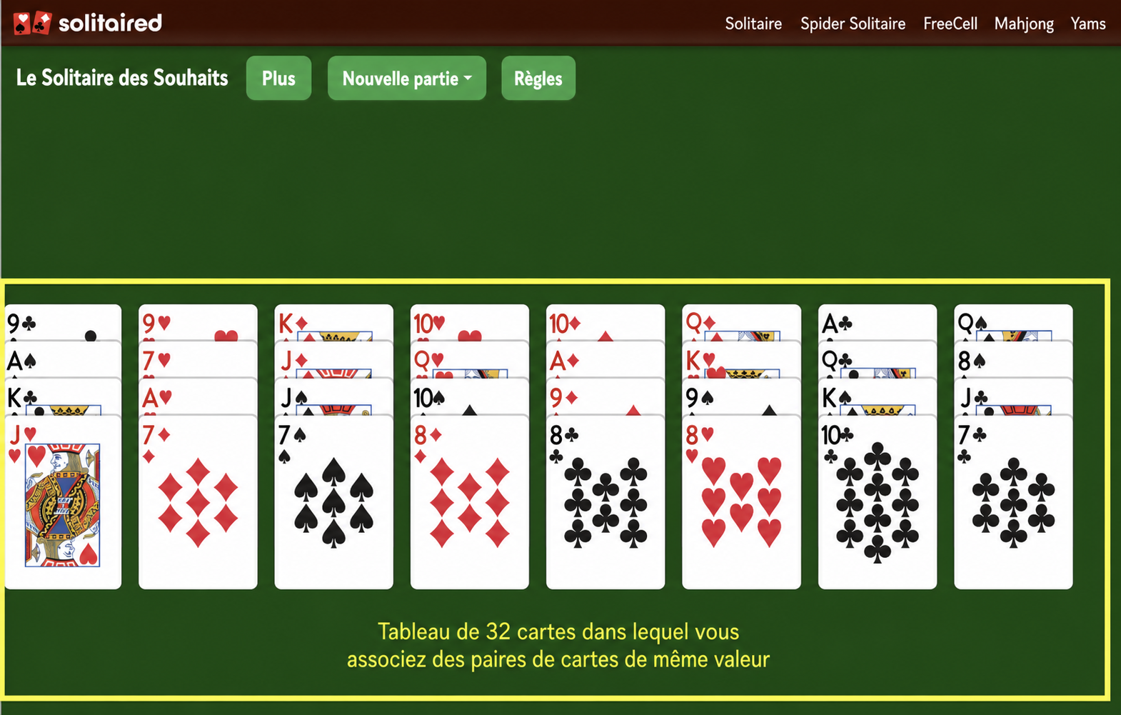 Comment mettre en place Wish Solitaire