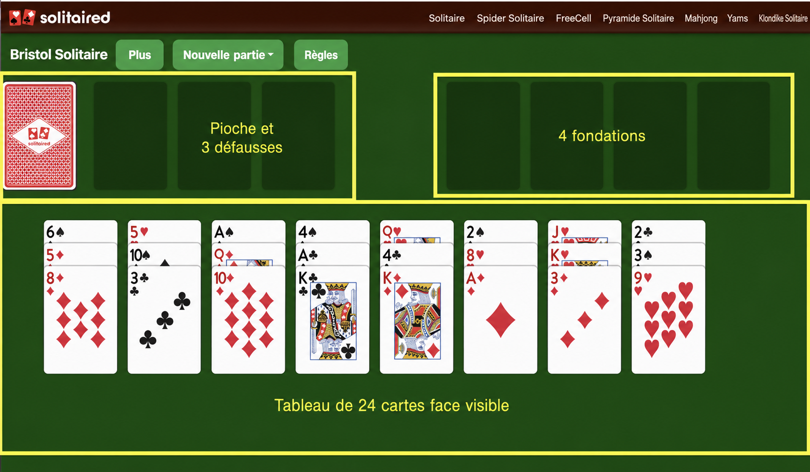 Comment mettre en place une partie de Seahaven Tower