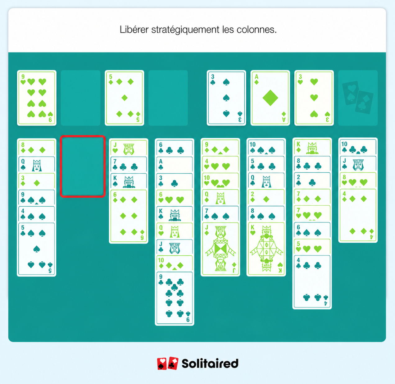 free up columns