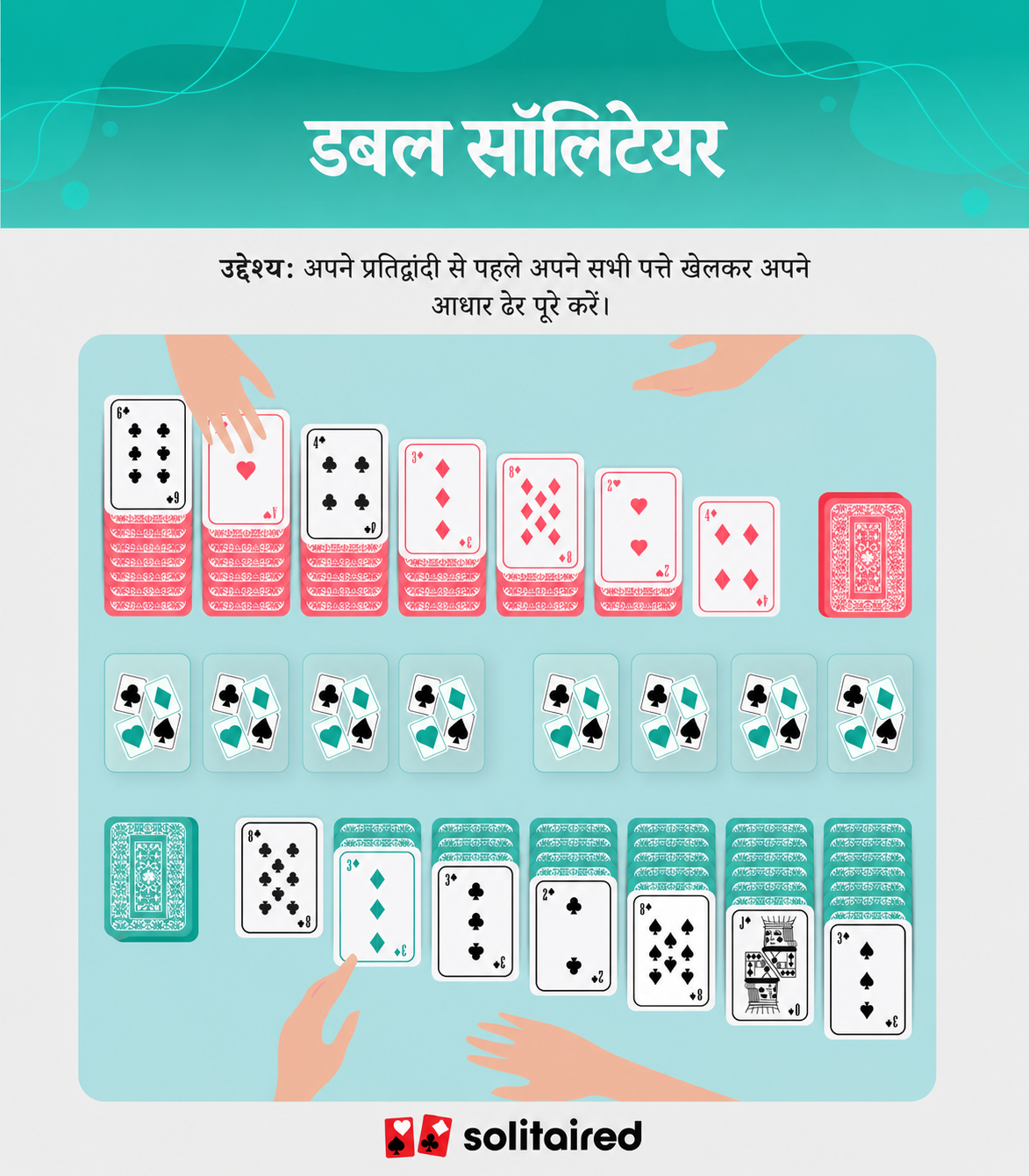 Double Solitaire objective