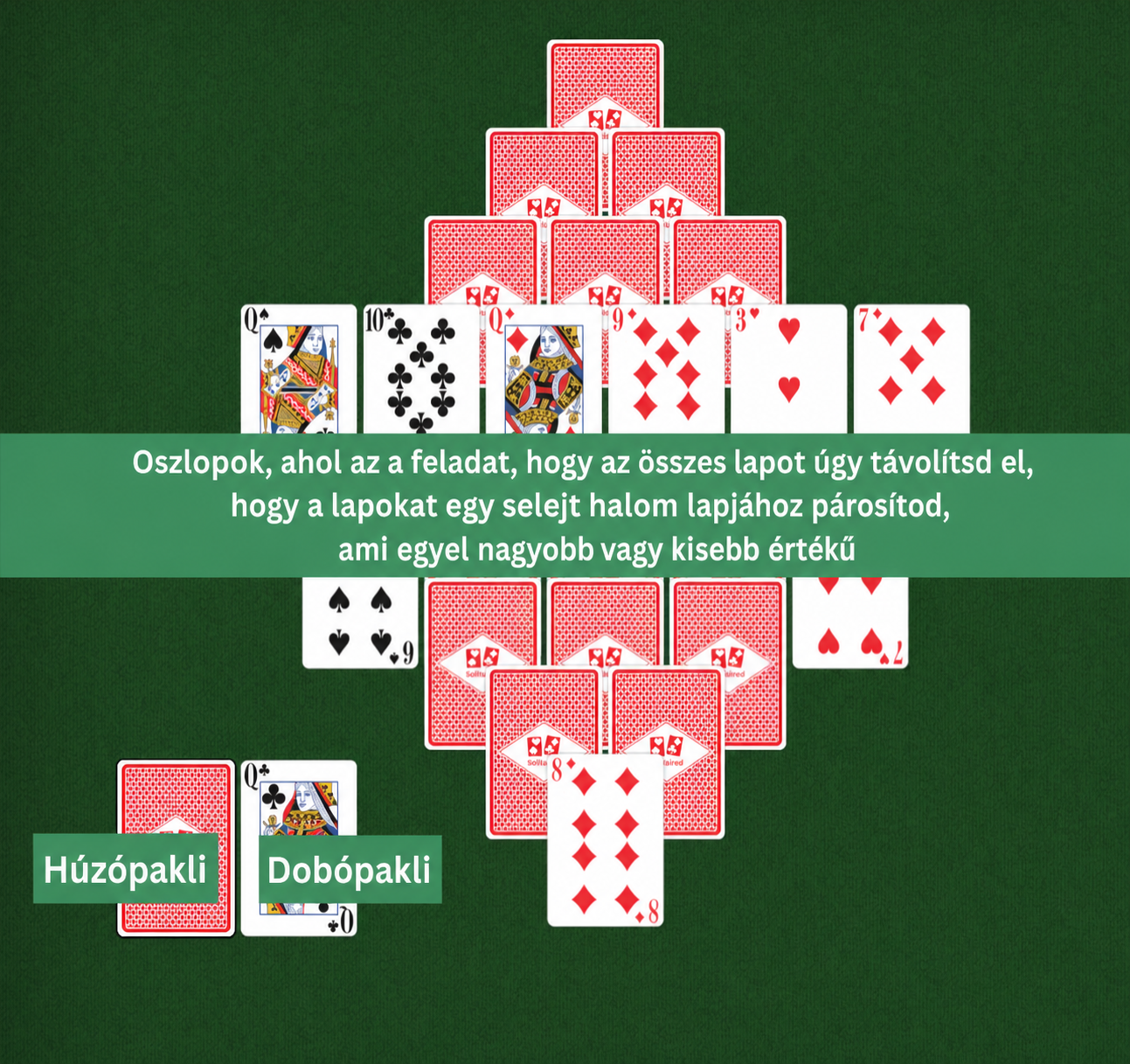 Diamond Solitaire setup