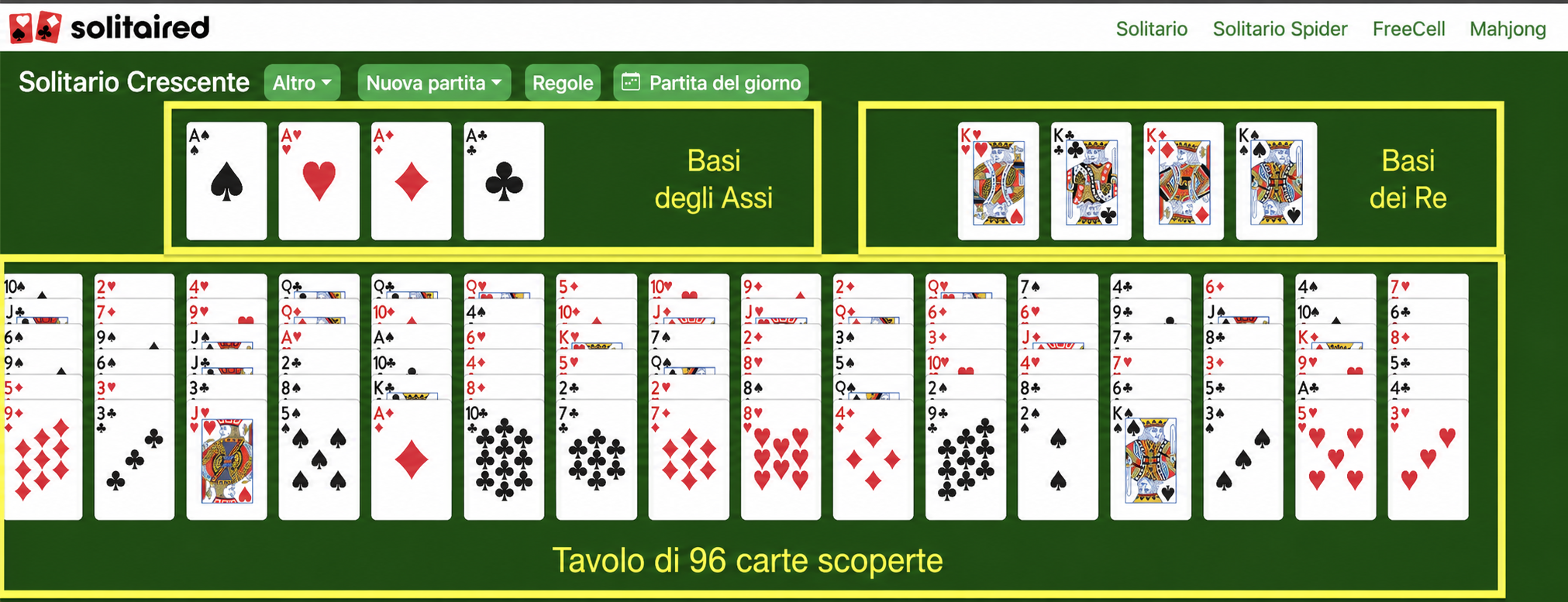 Crescent-solitaire-setup