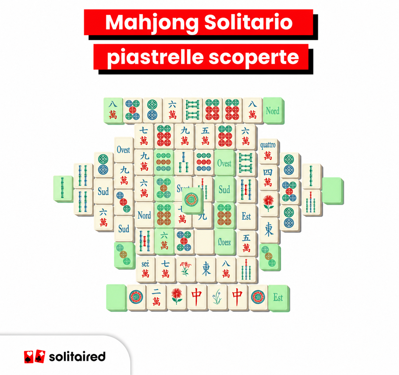 Mahjong exposted tiles