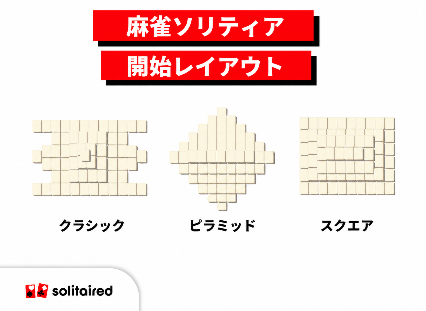 Mahjong starting layouts