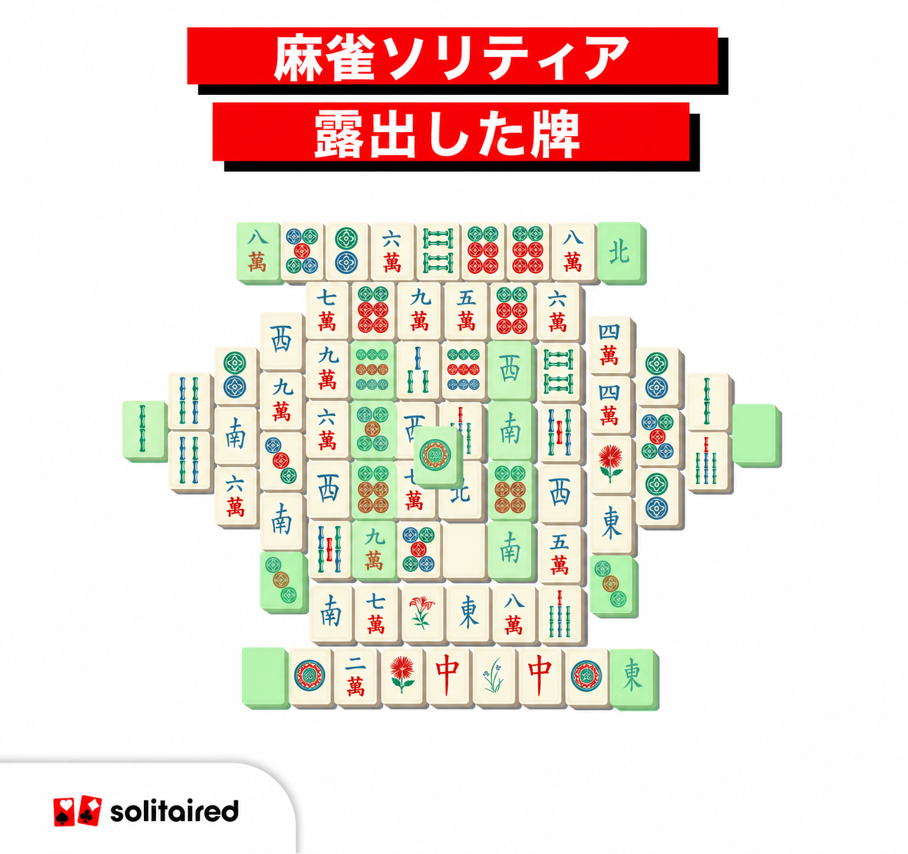 Mahjong exposted tiles