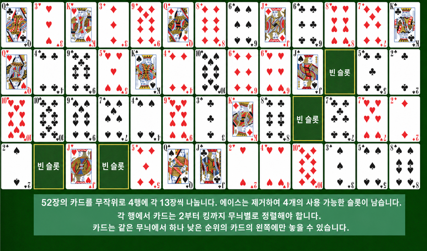 Addiction Solitaire setup