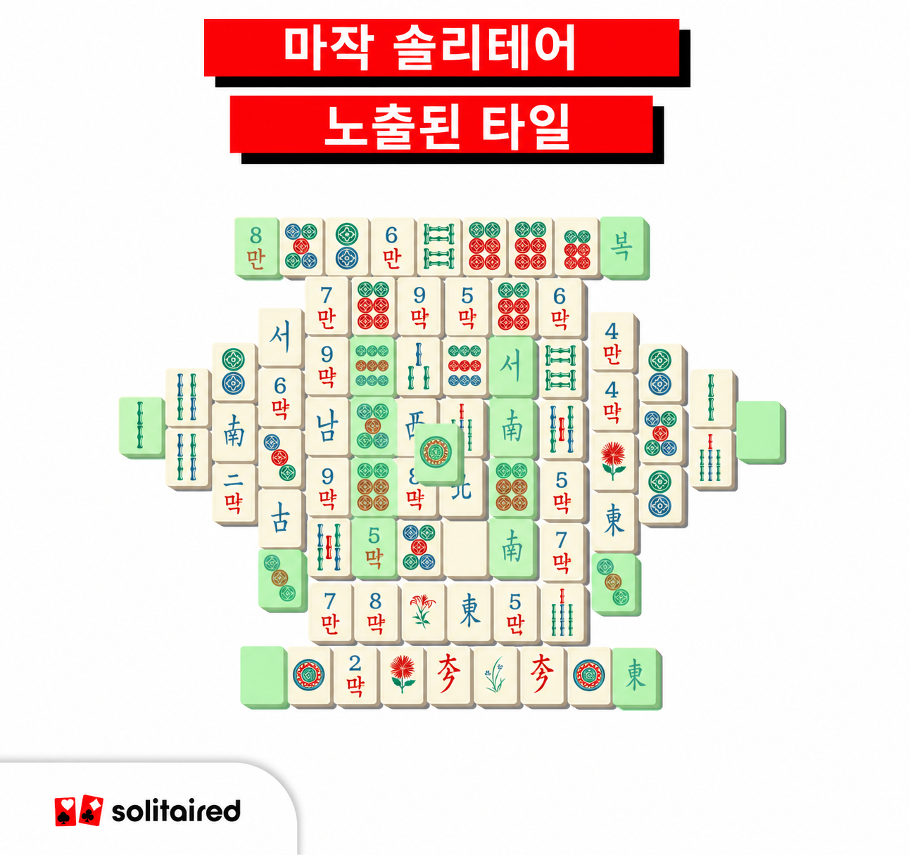 Mahjong exposted tiles