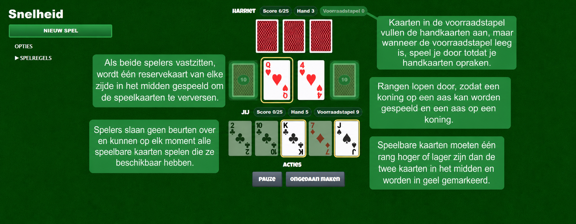 Speed kaartspel regels