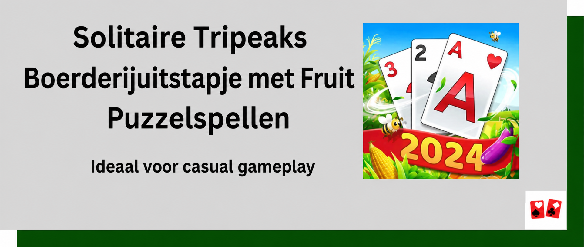 Solitaire Tripeaks Farm Trip by Fruit Puzzle Games