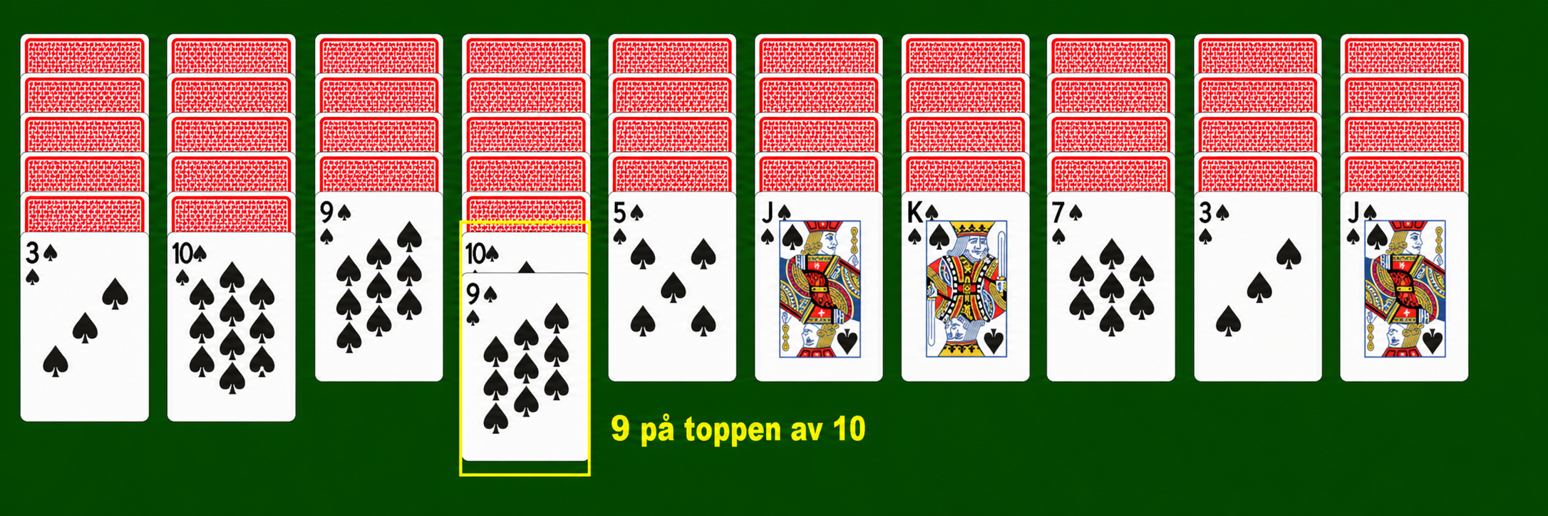 Nine on ten