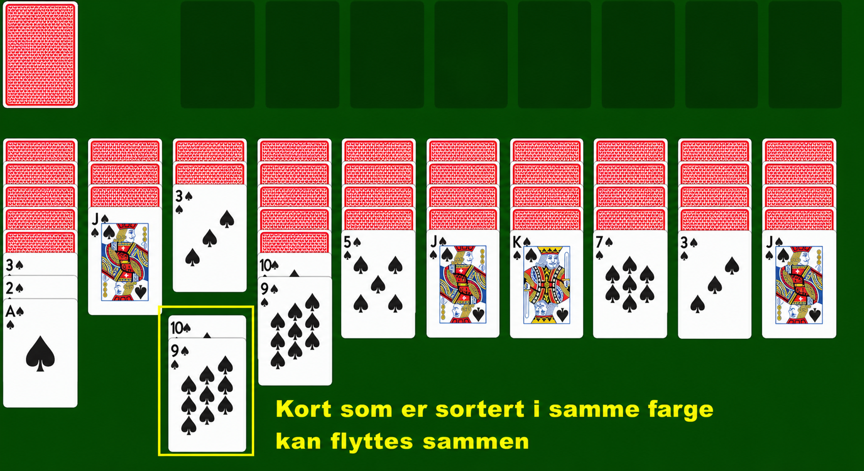 Moving cards in a bunch