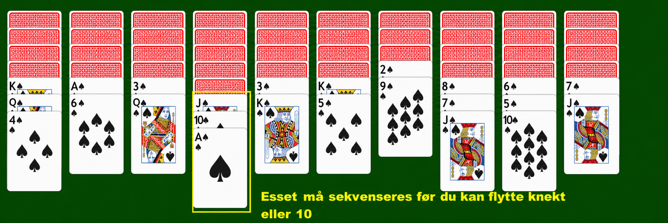 Moving cards in a bunch