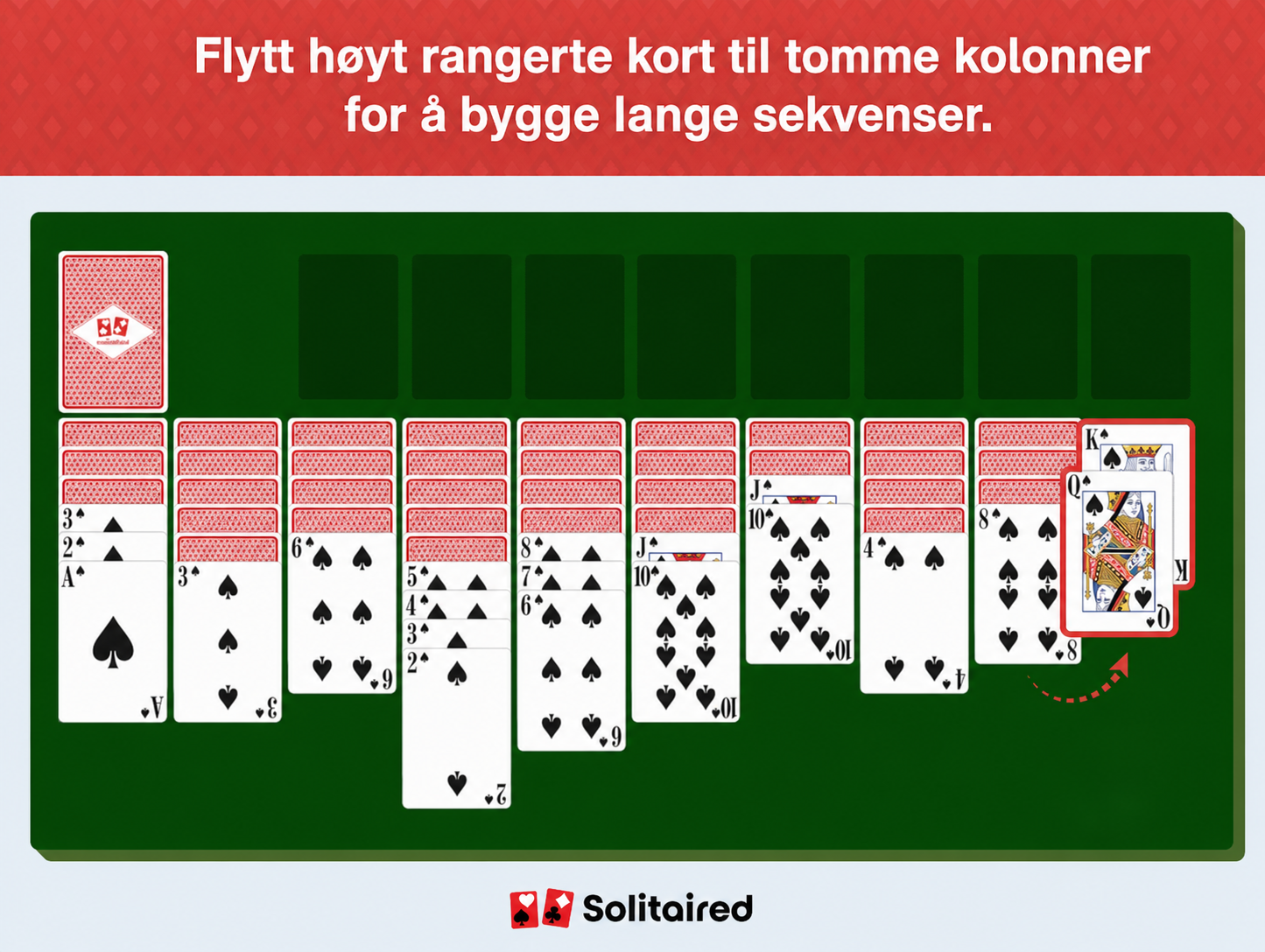 move high cards to new columns