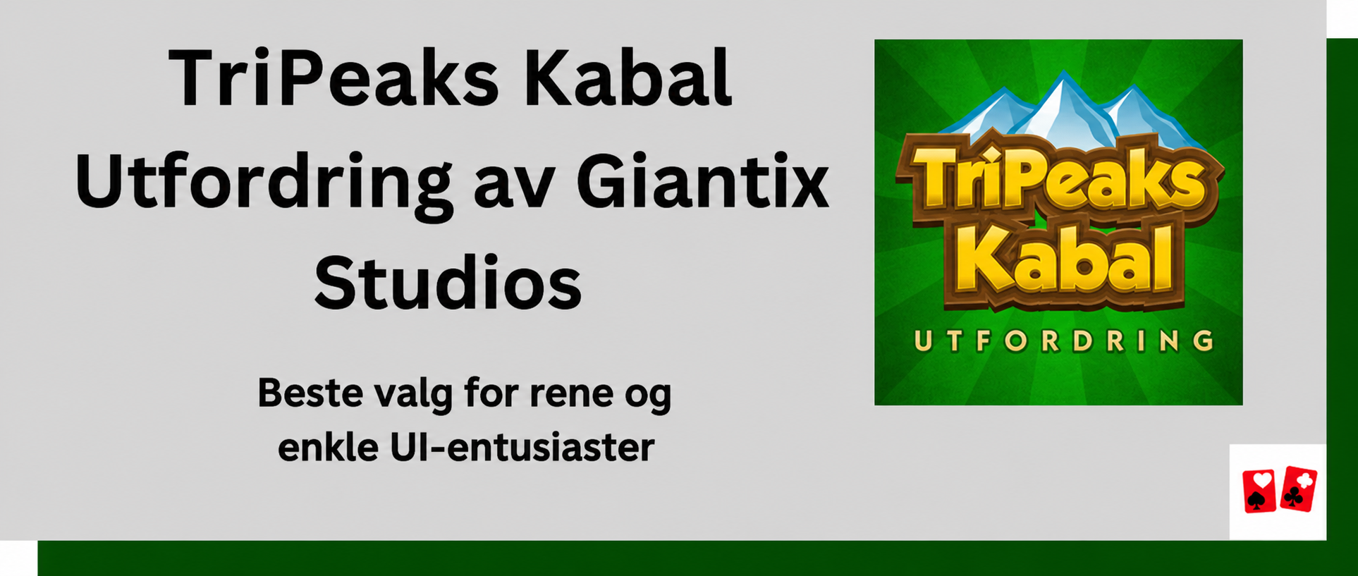 Tripeaks Solitaire Challenge by Giantix Studios