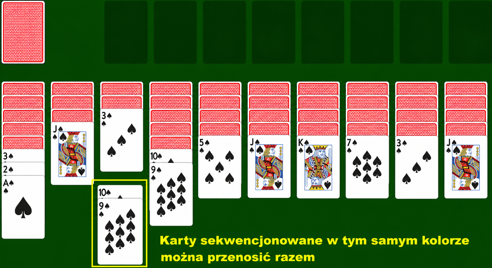 Moving cards in a bunch
