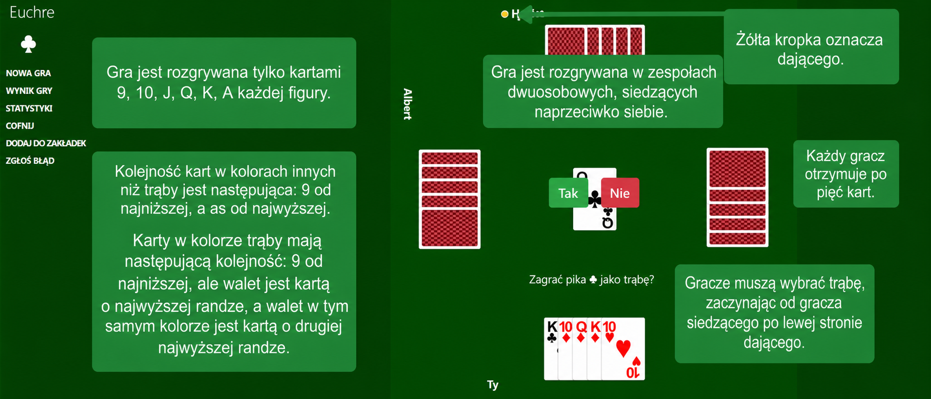 Przygotowanie do euchre