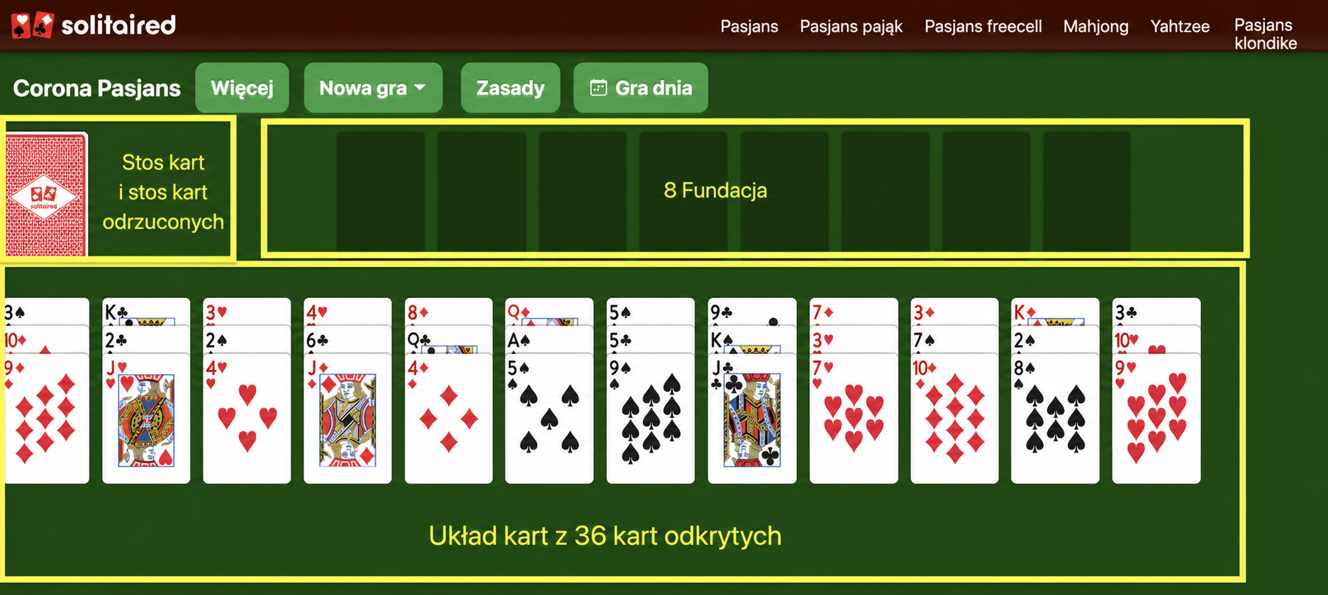 Jak przygotować Pasjansa Corona