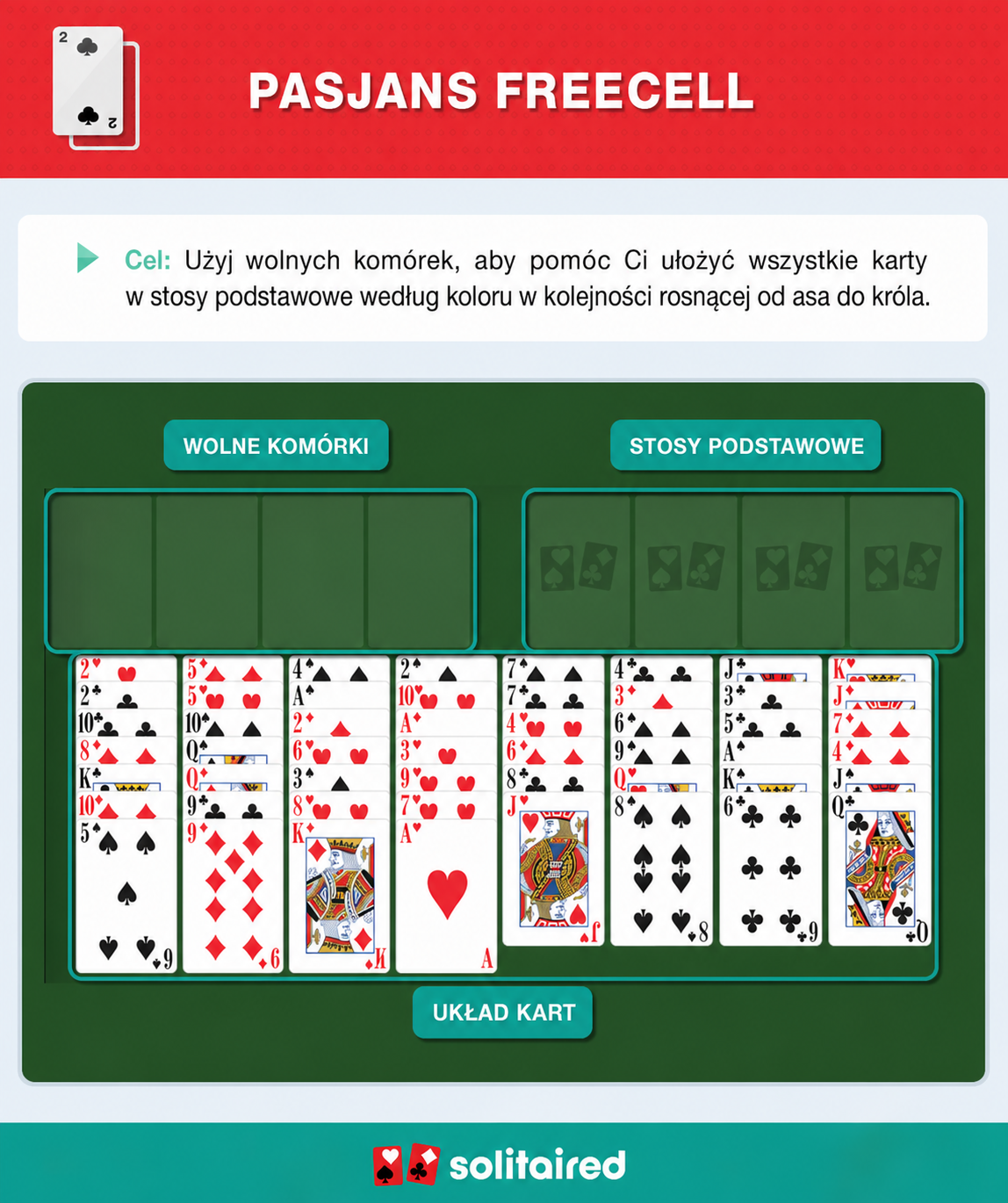 Jak grać w FreeCell