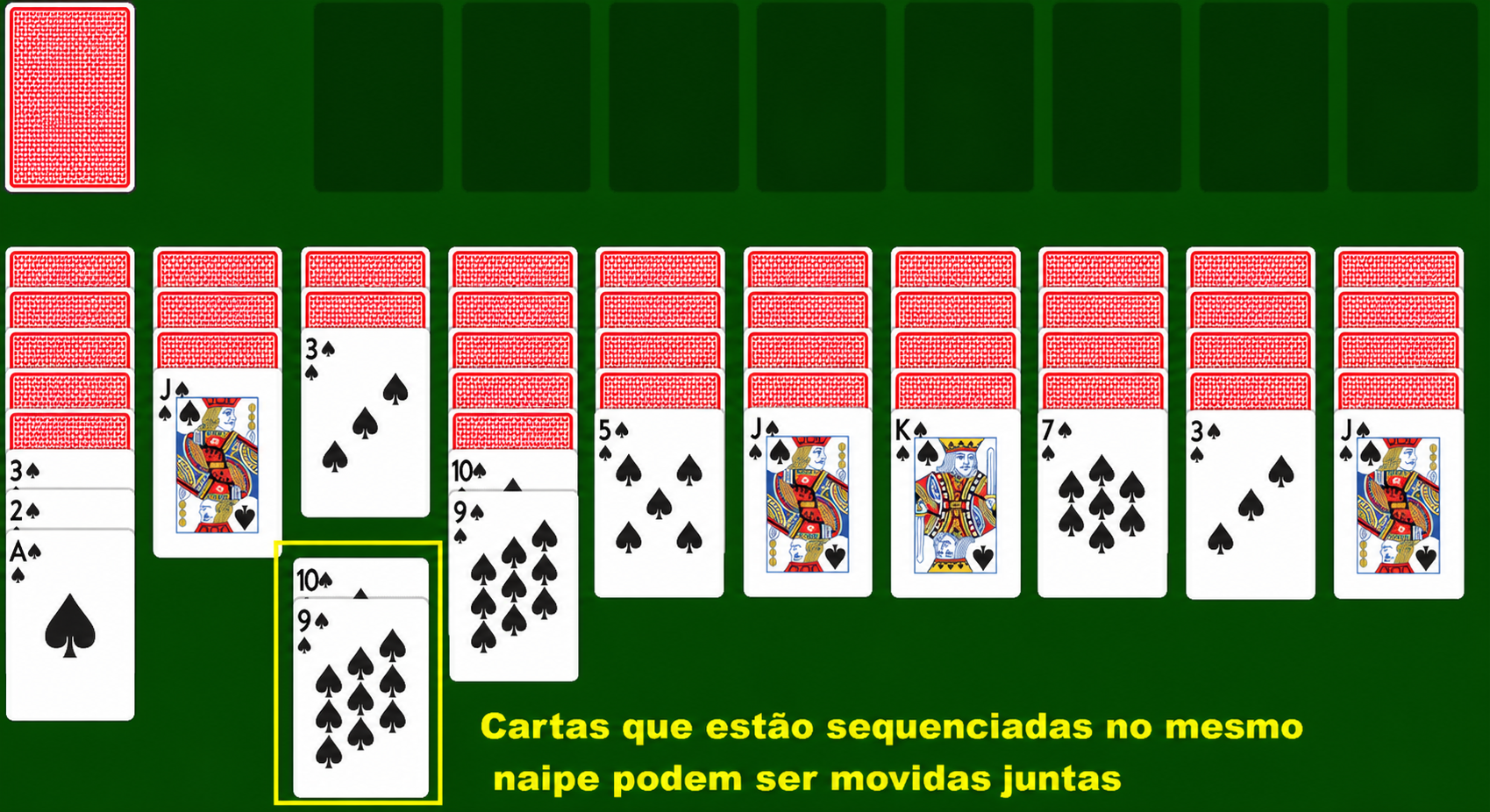 Mover cartas em grupo