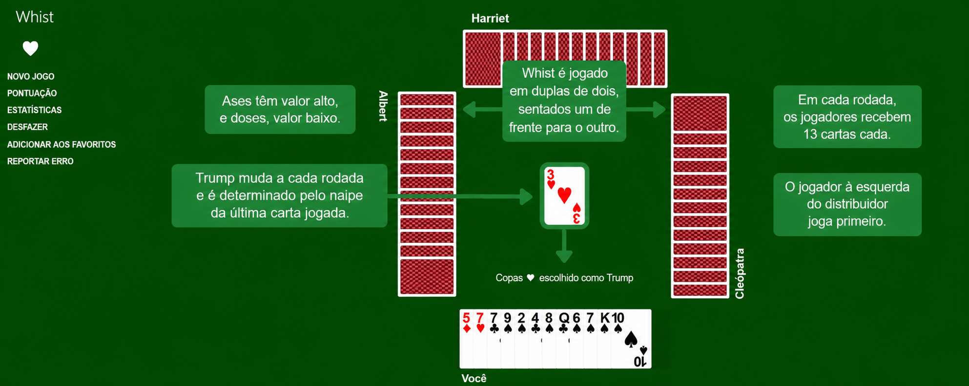 Preparação do Whist