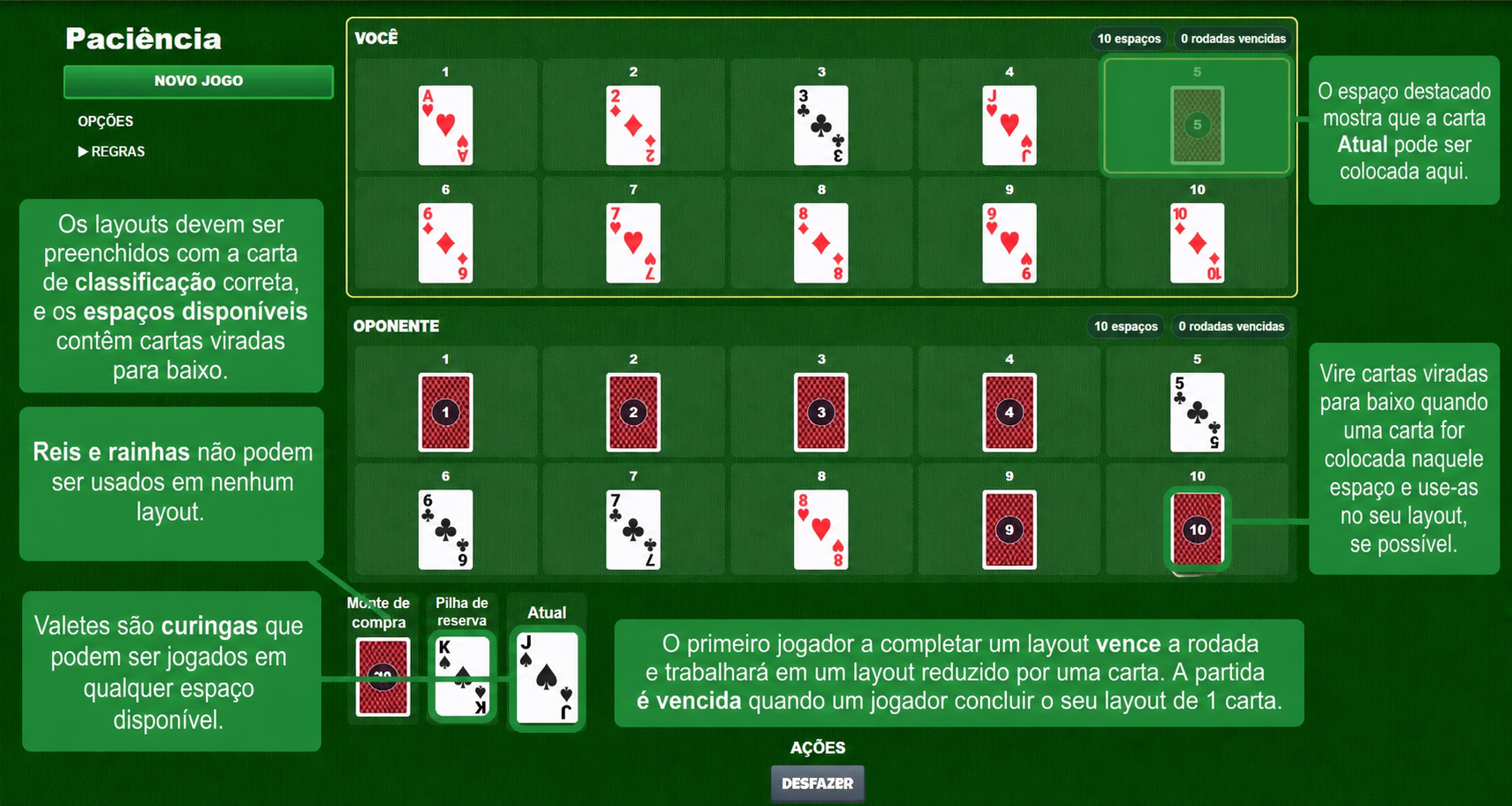 Regras do jogo de cartas Trash
