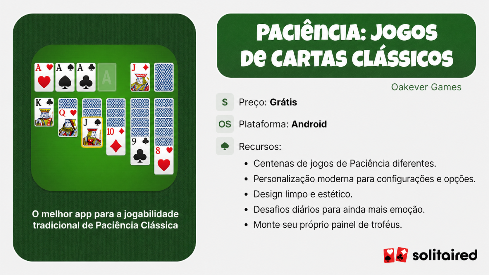 Solitaire: Classic Card Games by Oakever Games