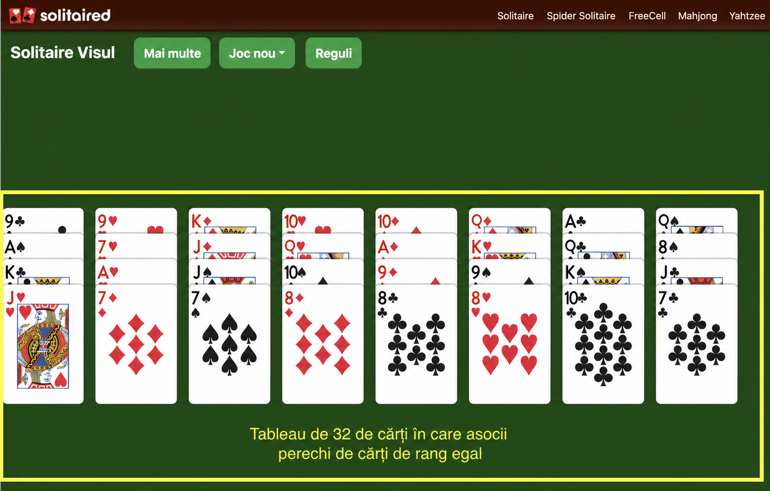 Cum se configurează Wish Solitaire