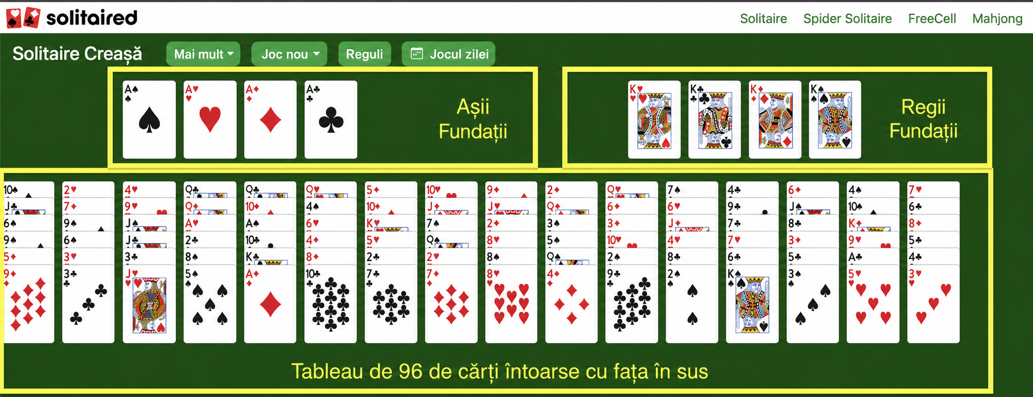 Crescent-solitaire-setup
