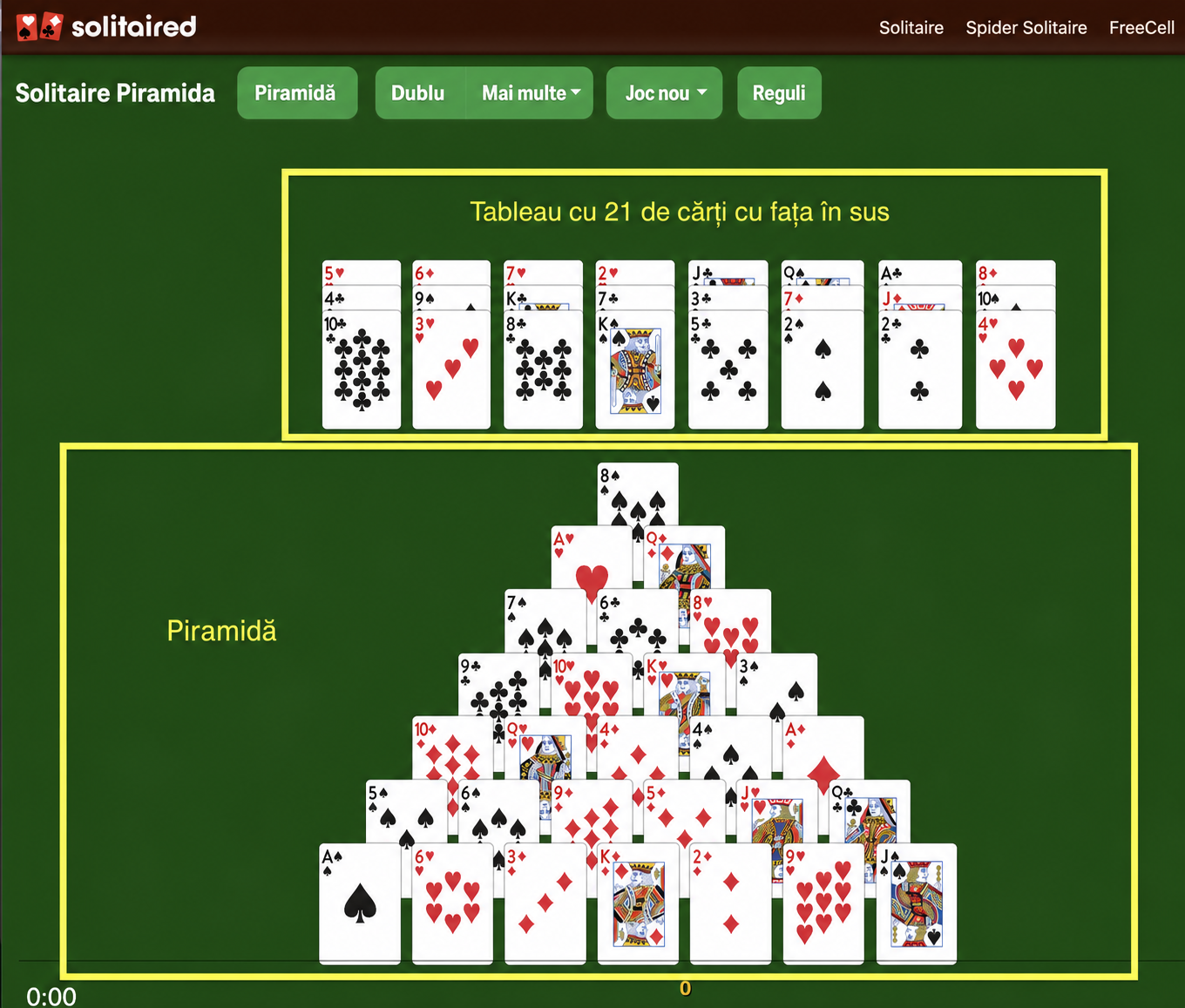 Configurare Giza Solitaire